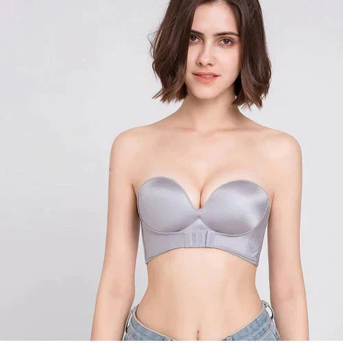 Luxury Seamless Women's Strapless Bra with Push-Up Support