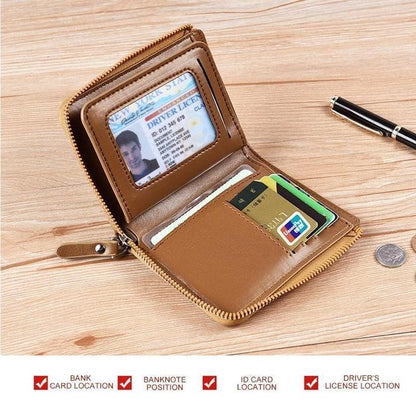 Štýlová kompaktná peňaženka s ochranou RFID