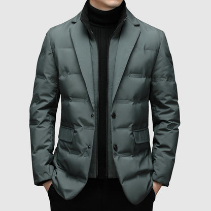 Men's Padded Winter Jacket with Down Filling – Elegant and Warm