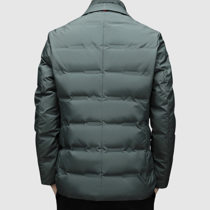 Men's Padded Winter Jacket with Down Filling – Elegant and Warm