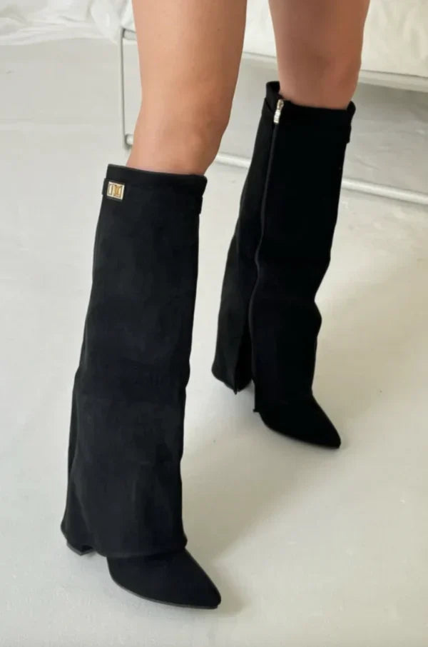 Elegant Ladies' Buckle Boots