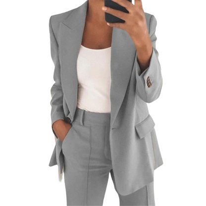 Ladies Blazer with Trousers - Elegant and Stylish