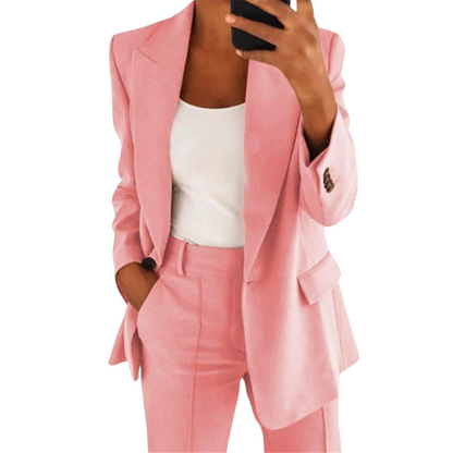 Ladies Blazer with Trousers - Elegant and Stylish