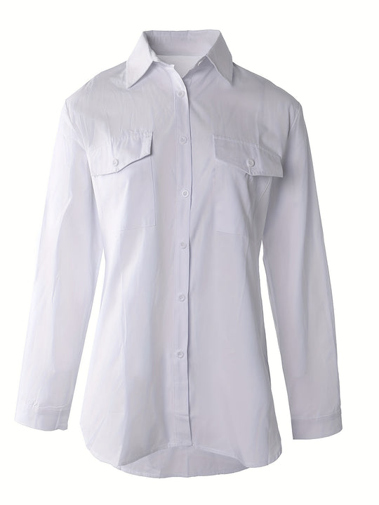 Ladies' Blouse with Buttons – Elora
