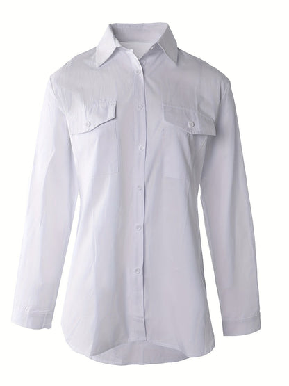 Ladies' Blouse with Buttons – Elora