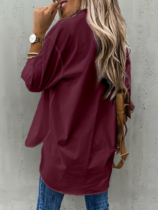 Ladies' Blouse with Buttons – Elora