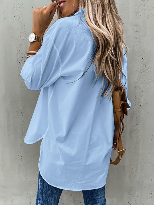 Ladies' Blouse with Buttons – Elora