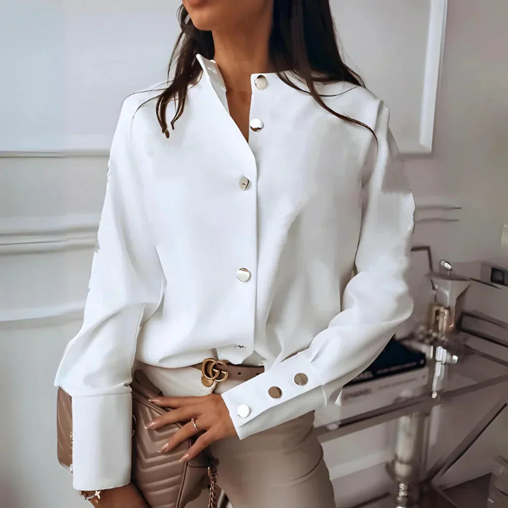 Ladies Button-Up Shirt