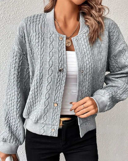 Ladies Buttoned Jacket - Helda