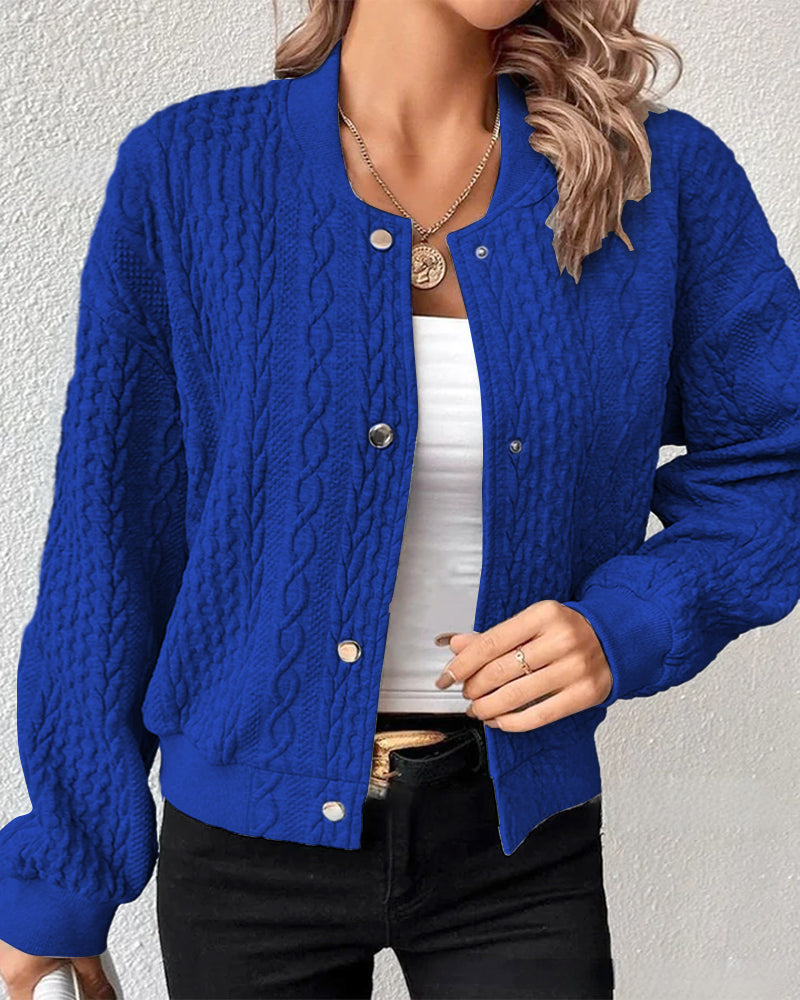 Ladies Buttoned Jacket - Helda