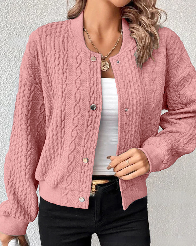 Ladies Buttoned Jacket - Helda