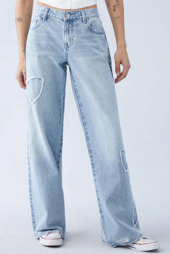 Ladies' Denim Jeans - Wide Fit - Comfortable and Stylish