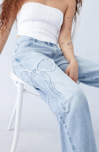 Ladies' Denim Jeans - Wide Fit - Comfortable and Stylish