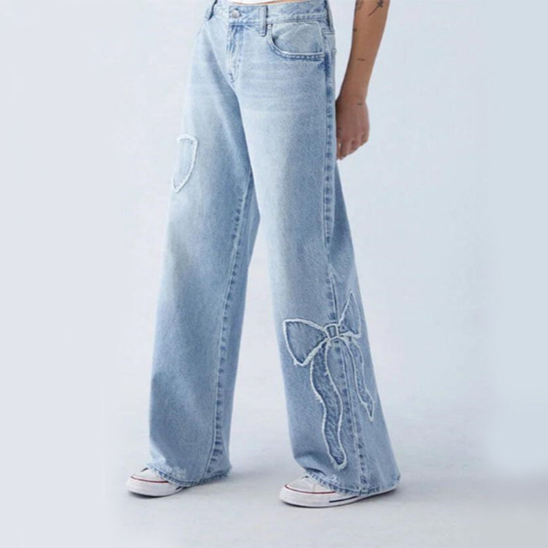 Ladies' Denim Jeans - Wide Fit - Comfortable and Stylish