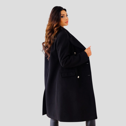 Ladies Double-Breasted Coat