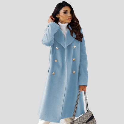 Ladies Double-Breasted Coat