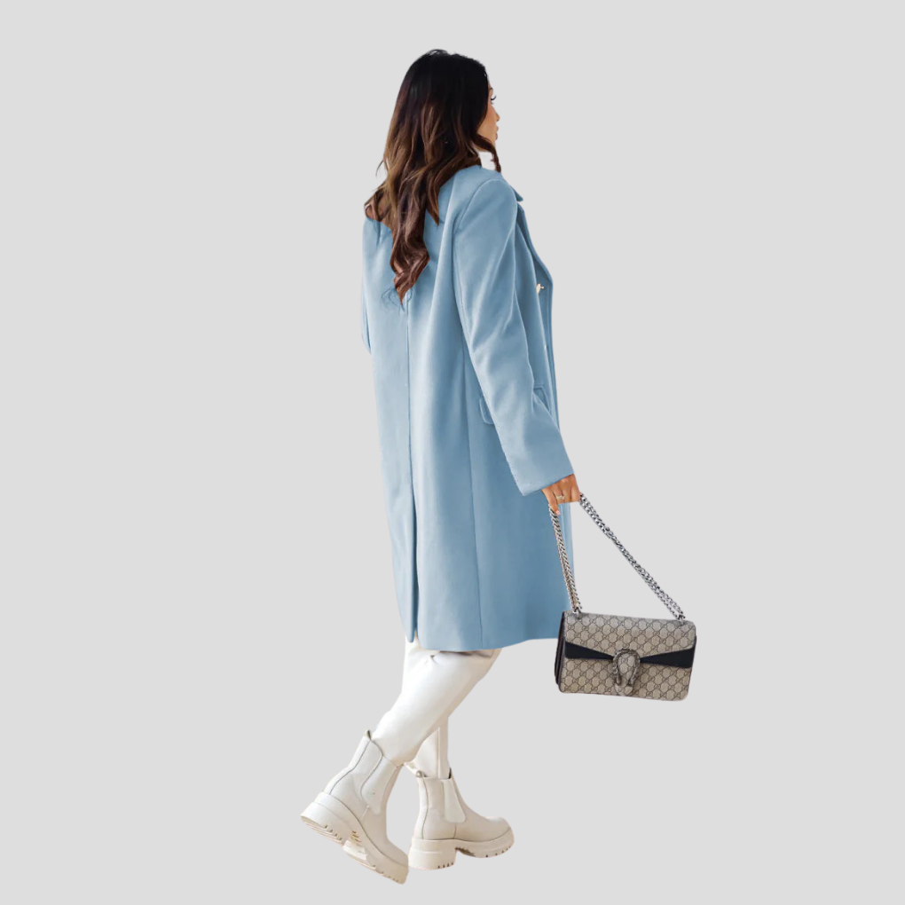 Ladies Double-Breasted Coat
