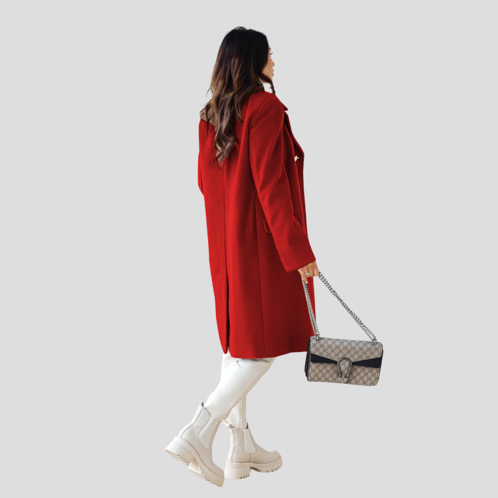 Ladies Double-Breasted Coat