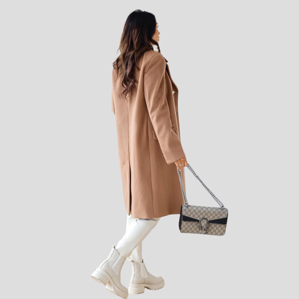 Ladies Double-Breasted Coat
