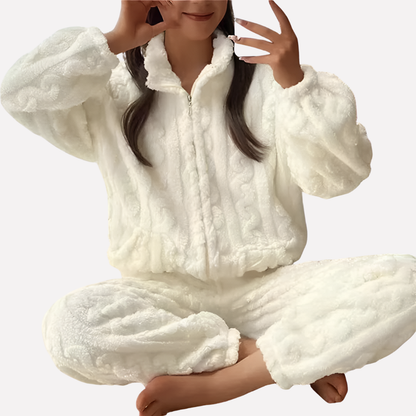 Ladies Fleece Pajama Set