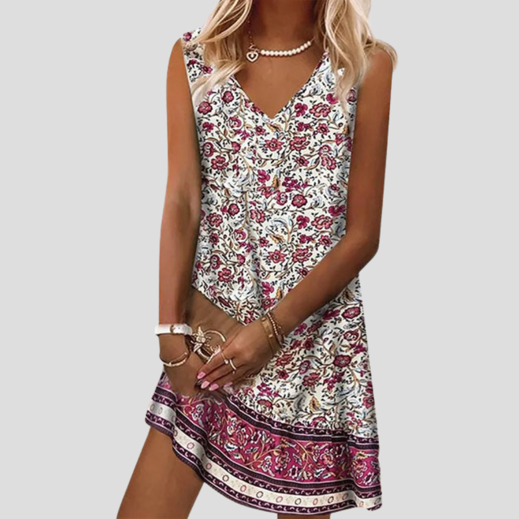 Ladies Floral Beach Dress