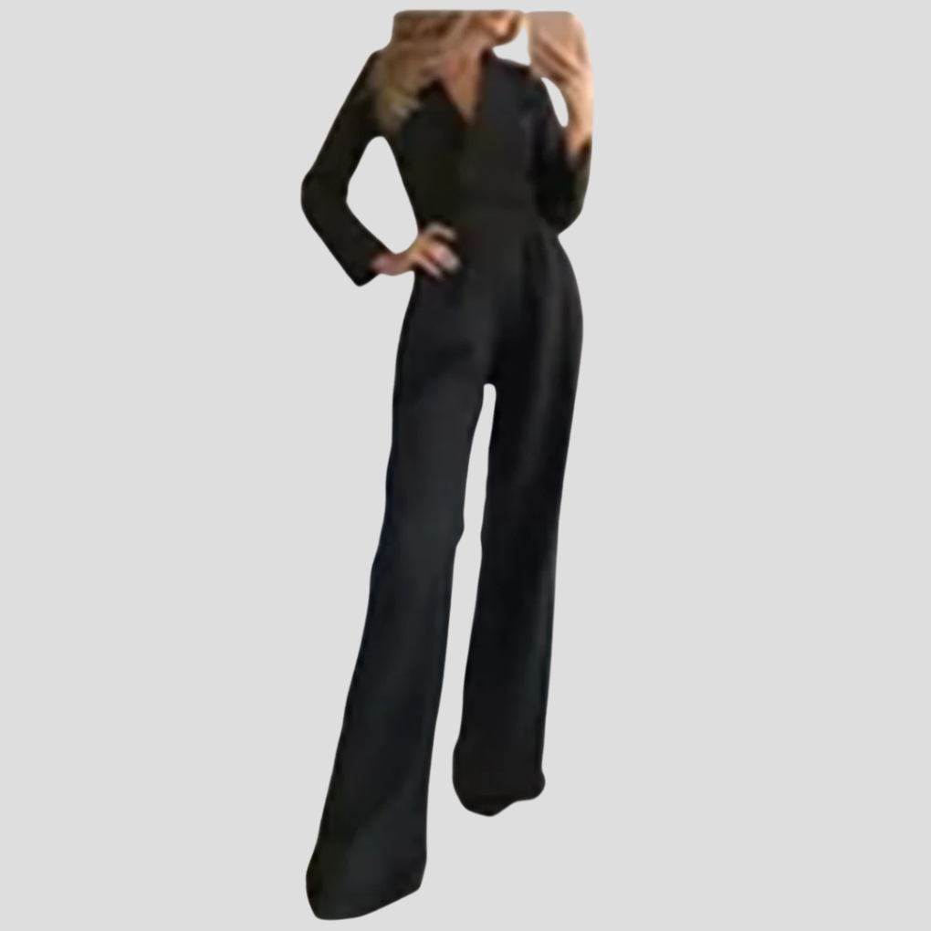 Ladies' Jumpsuit with Wide Straps