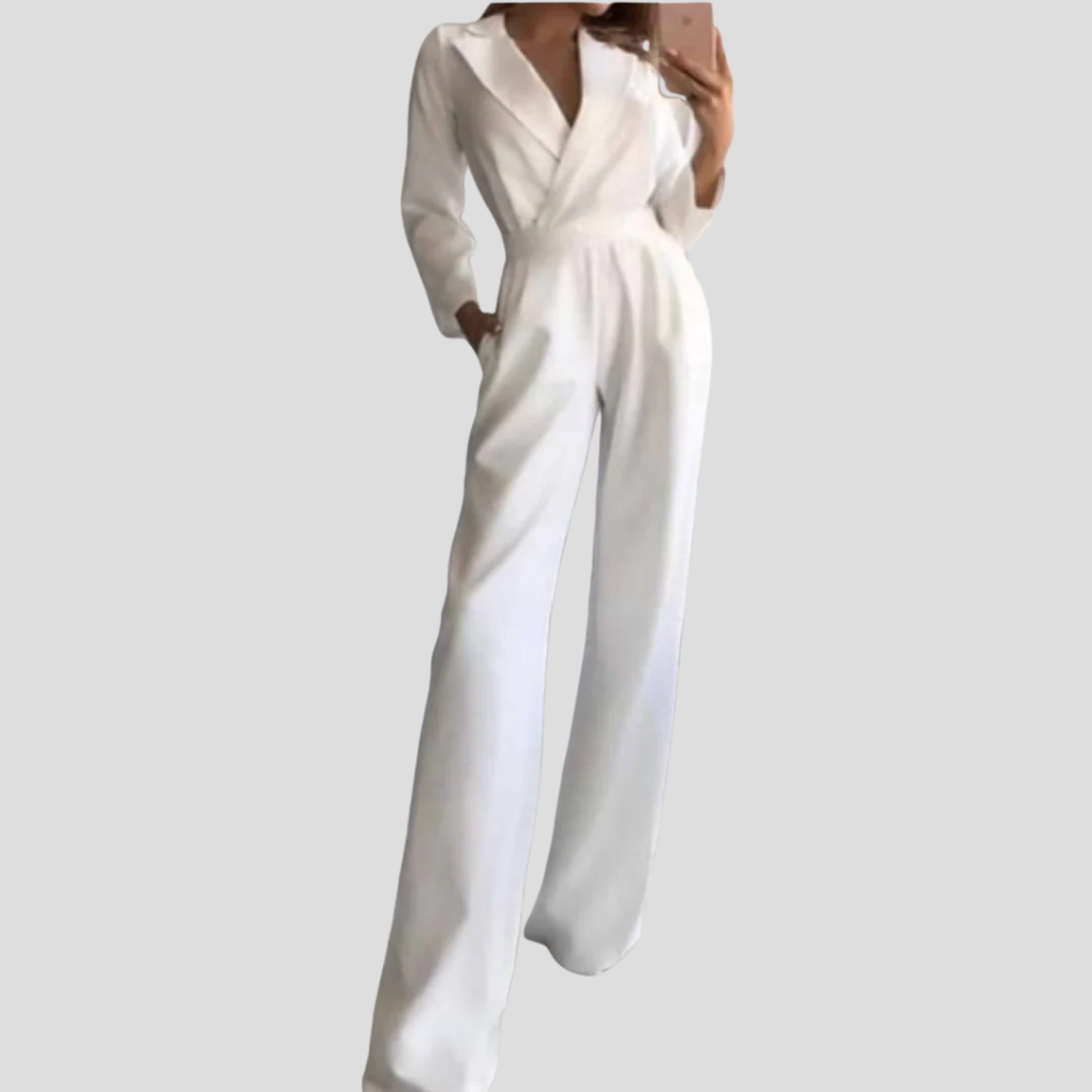Ladies' Jumpsuit with Wide Straps