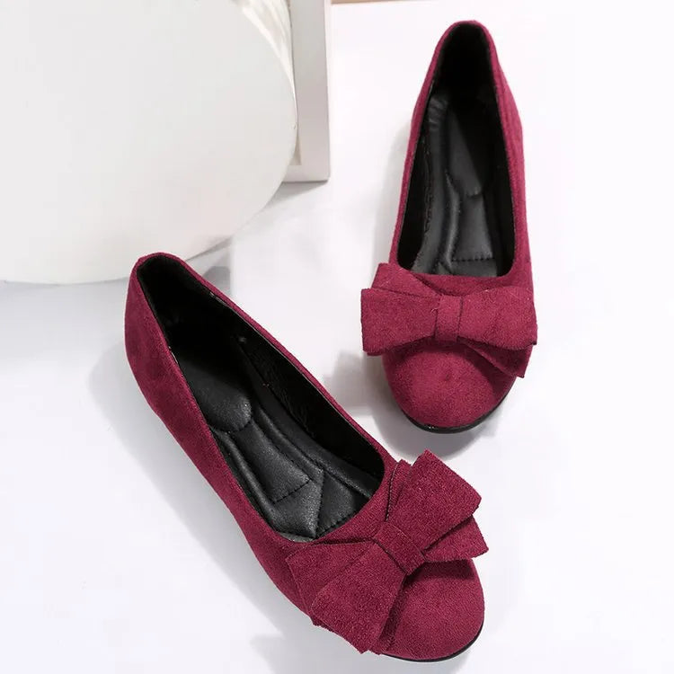 Ladies' Loafers with Bow Detail and Comfortable Fit