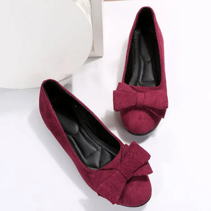 Ladies' Loafers with Bow Detail and Comfortable Fit