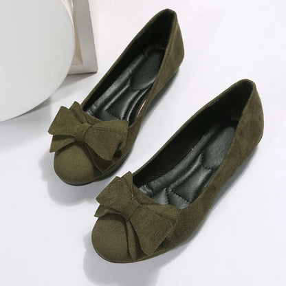 Ladies' Loafers with Bow Detail and Comfortable Fit