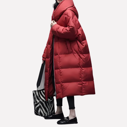 Ladies Long Quilted Jacket