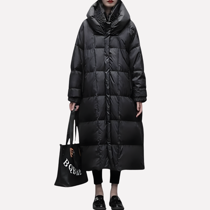 Ladies Long Quilted Jacket