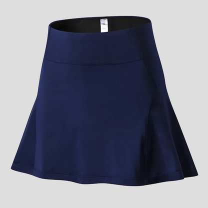 Ladies' Sports Tennis Skirt with Built-in Shorts – Quick-Drying Summer Skirt with Pocket