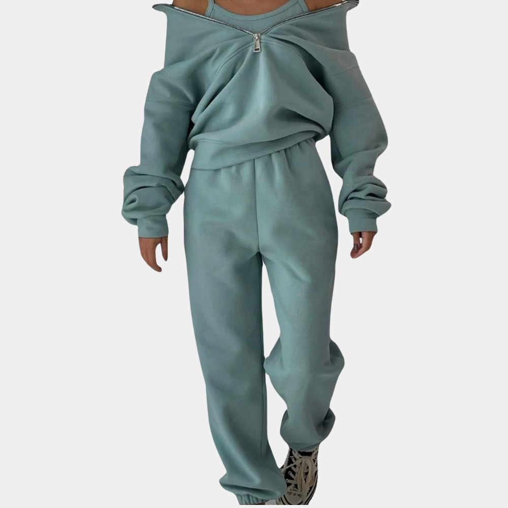 Ladies' Tracksuit - With Zipper