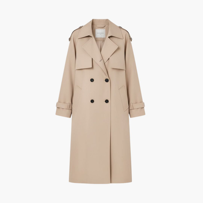 Ladies Trench Coat with Button Front Sale Price