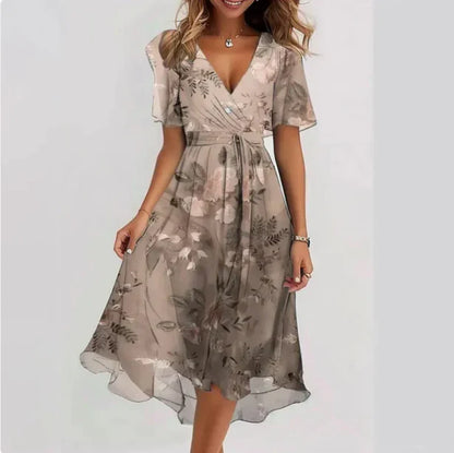 Ladies V-Neck Dress