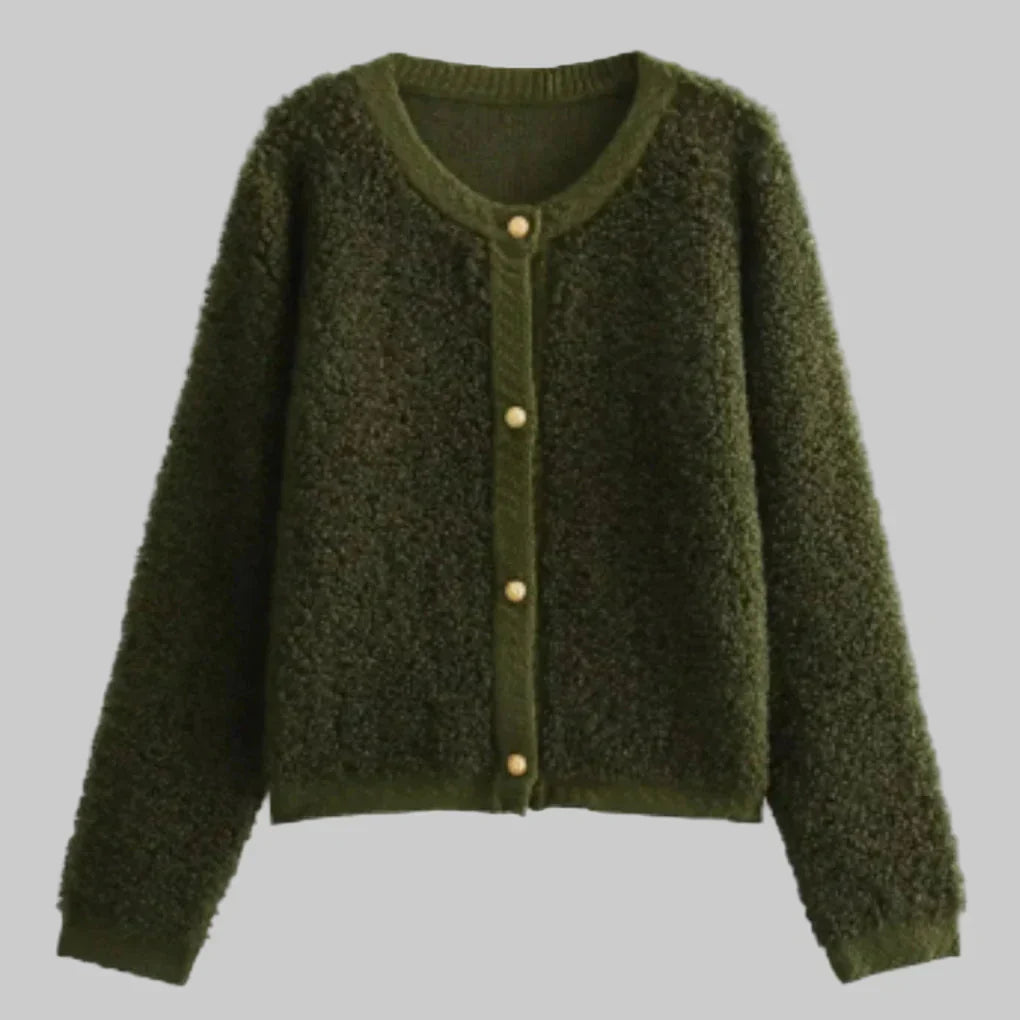Ladies' cardigan with buttons