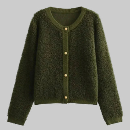 Ladies' cardigan with buttons