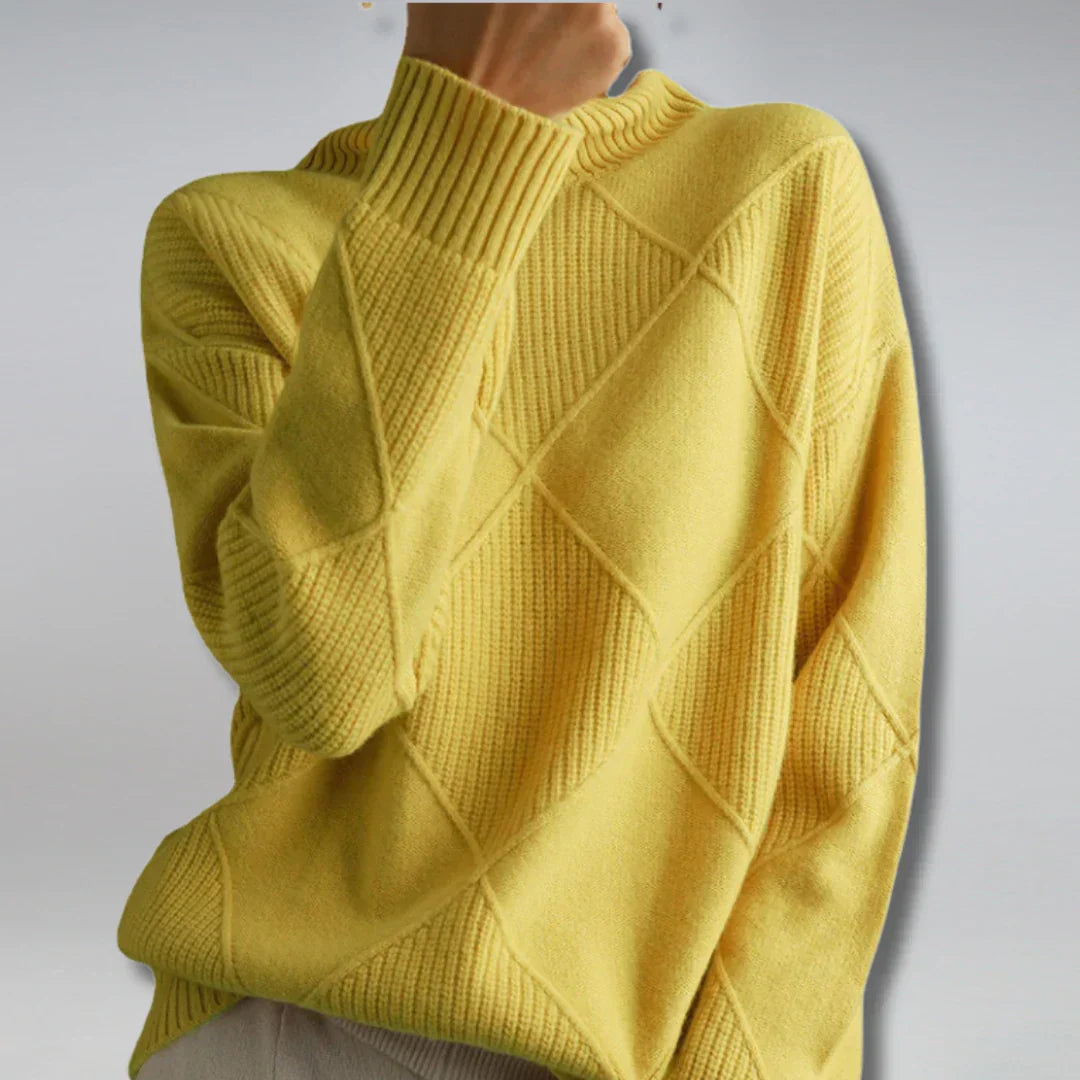 Ladies turtleneck – softly knitted with classic charm