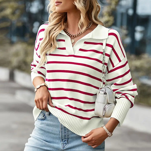 Polo casual de manga larga para mujer - Veronika