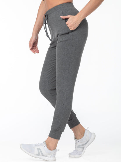 Lara | Casual sports trousers with high waist and pockets