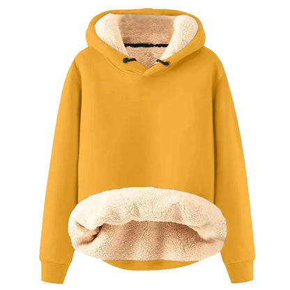 Soft and Warm Ladies Hoodie with Fleece Lining