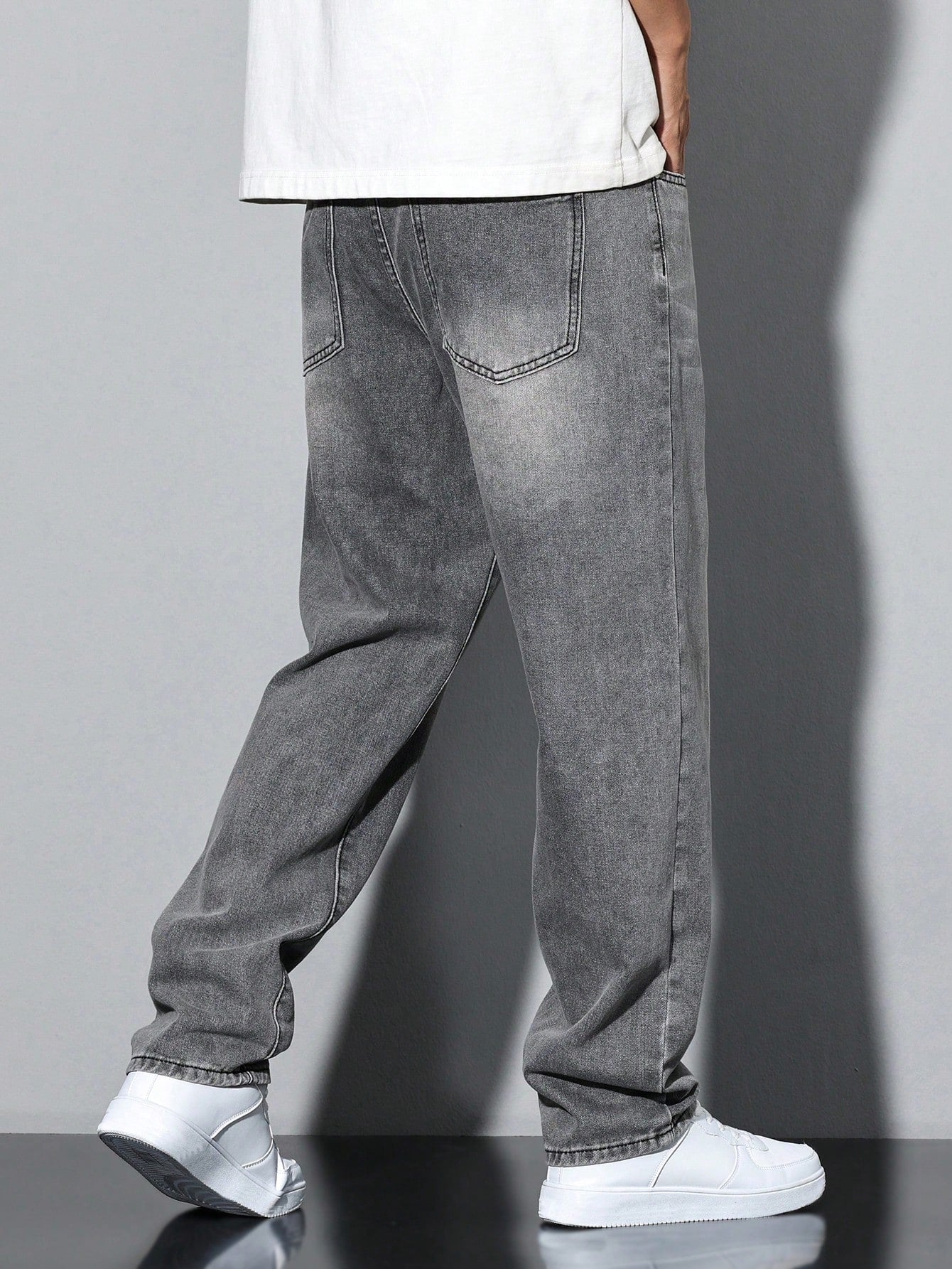 Lars | Casual washed men's jeans with straight legs