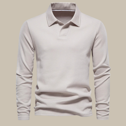Lars | Stylish Long Sleeve Polo for Men