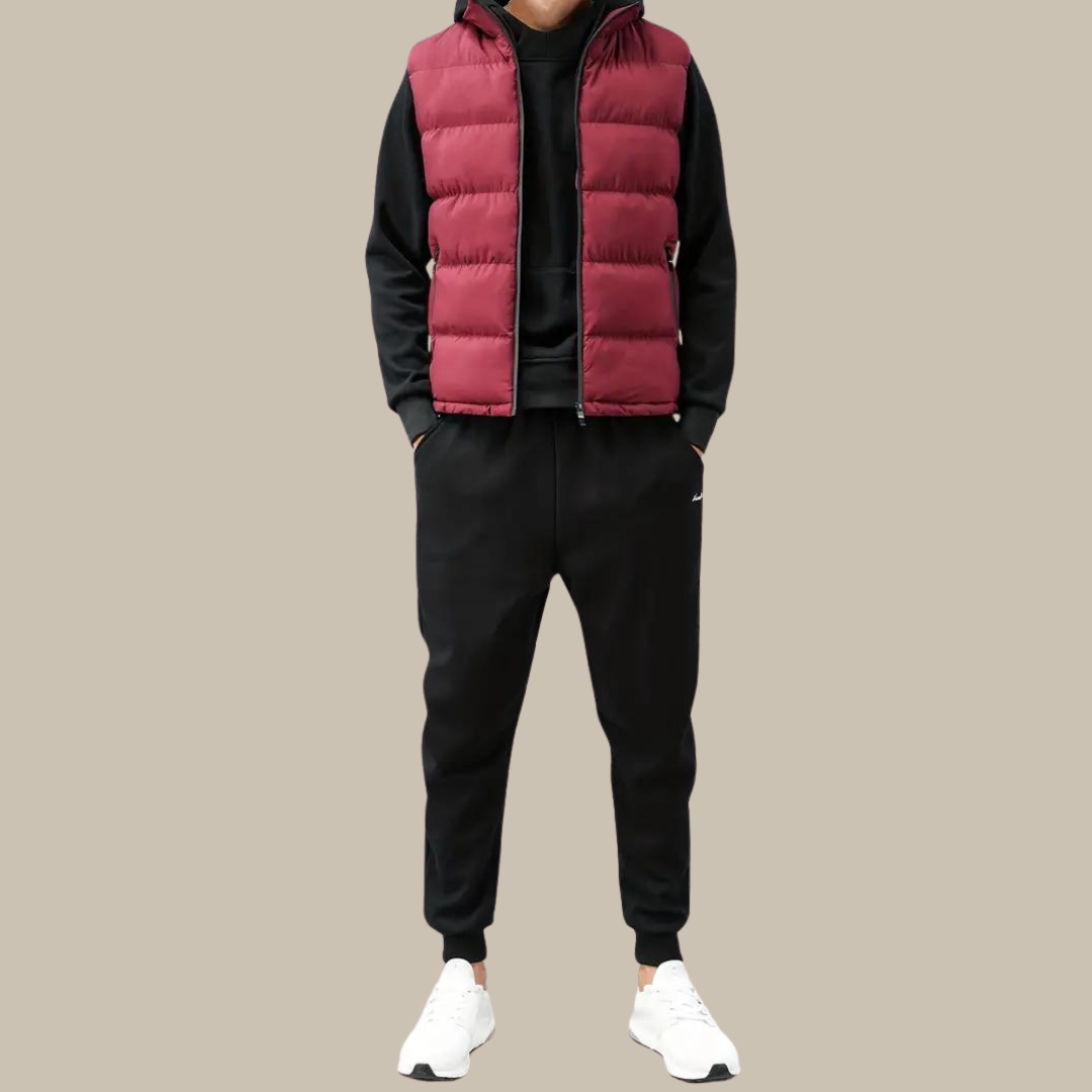 Lars | Stylish quilted men's bodywarmer in water-repellent material