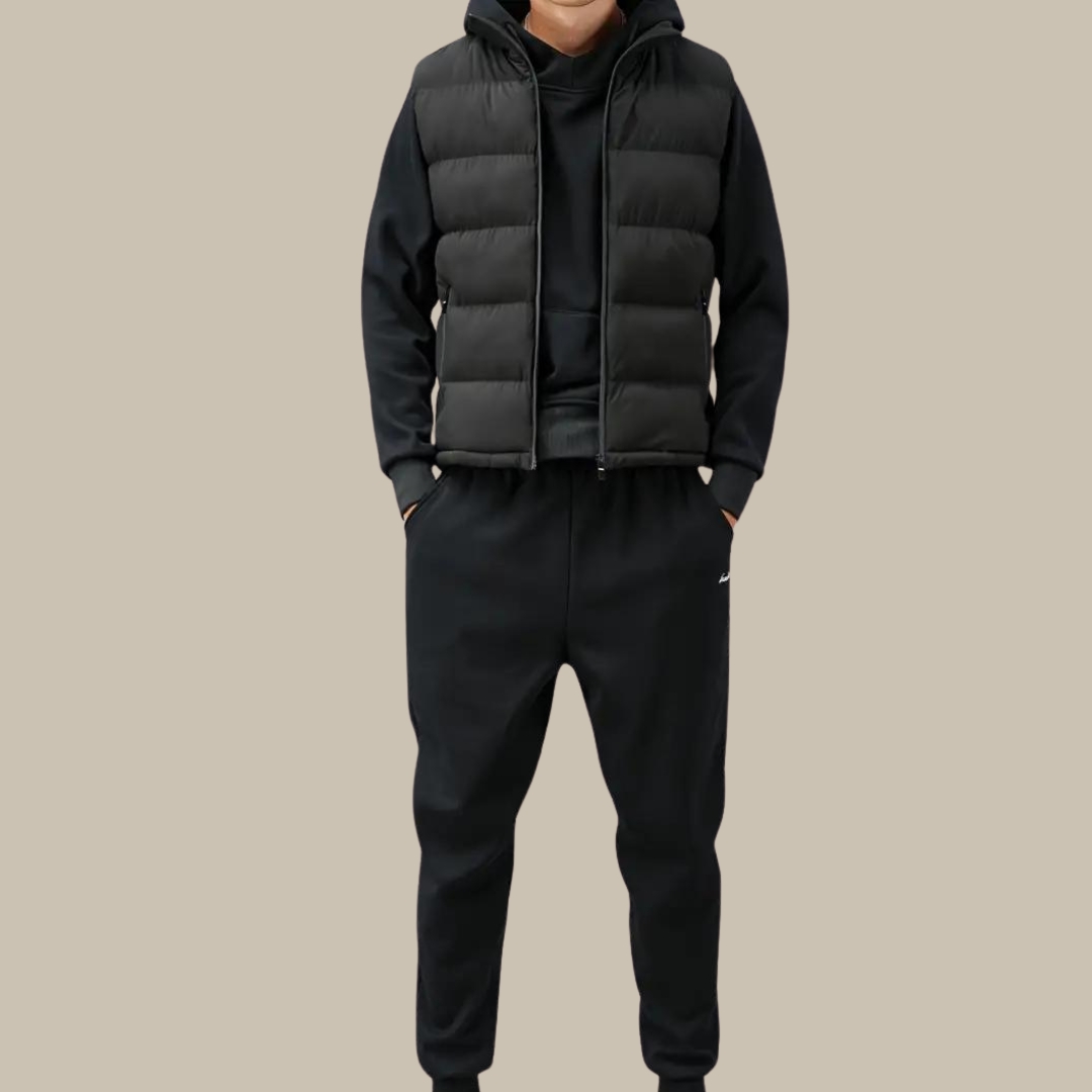 Lars | Stylish quilted men's bodywarmer in water-repellent material