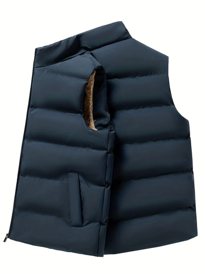 Lars | Warm fleece winter gilet for men