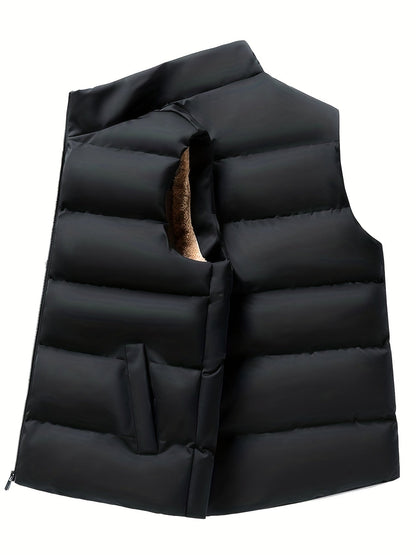 Lars | Warm fleece winter gilet for men