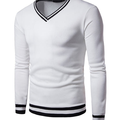 Lars | Warm men's sweatshirt with colour block