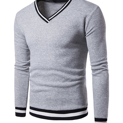 Lars | Warm men's sweatshirt with colour block